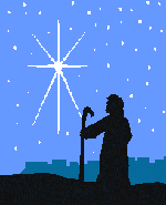 The Shepherd seeing star announcing the birth of Jesus Christ - Le Berger voyant l'�toile annon�ant la naissance de J�sus-Christ ! 