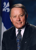 To know more about Honorable Bernard Landry, Prime Minister of Quebec, please, click its photo!